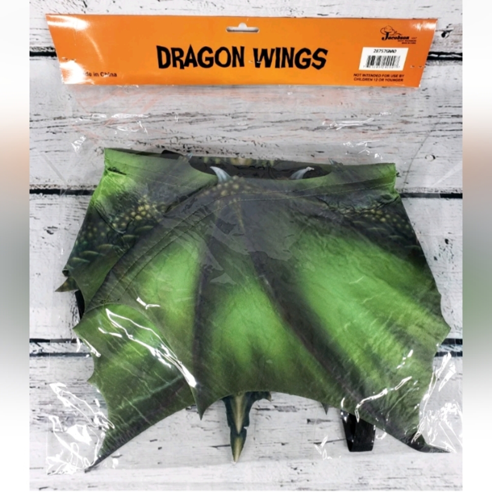 NWT Dragon Wings Mystical Medieval Fantasy Halloween Costume Accessory Party - Picture 2 of 3